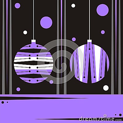 Christmas balls Vector Illustration