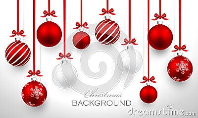 Christmas balls Vector Illustration