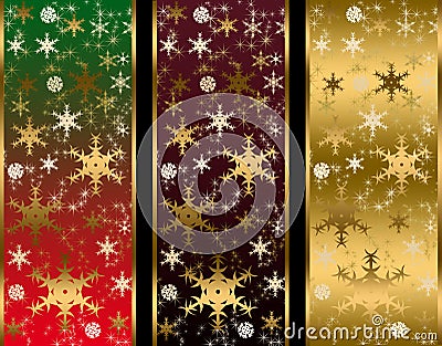 Christmas banners Stock Photo