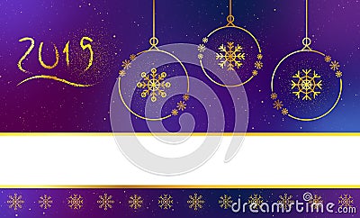 Christmas banners header, footer for website Vector Illustration