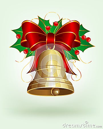 Christmas bell Vector Illustration