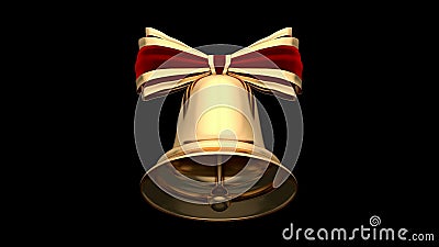 Christmas bell stock video. Video of party, concept, animation - 60989595