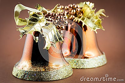 Christmas bell decoration Stock Photo