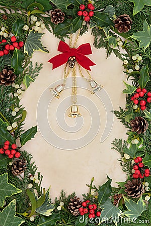 Christmas Bell Decoration Stock Photo