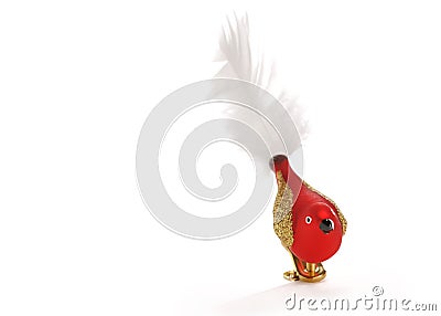 Christmas bird Stock Photo