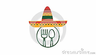Menu mexican food Stock Photo
