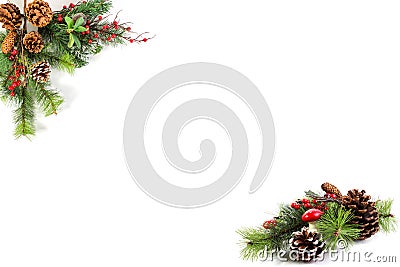 Christmas blank for your own words Stock Photo