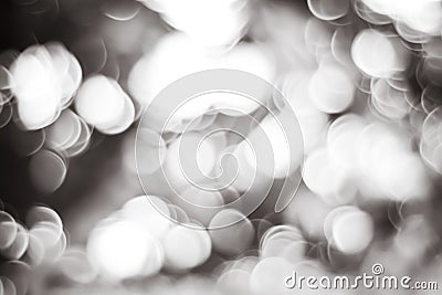 Christmas bokeh background light bokeh color .Photoshop technique Bokeh adding . bright shining in black and white . abstract Stock Photo