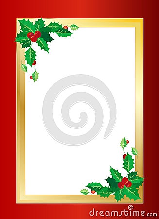 Christmas border Vector Illustration