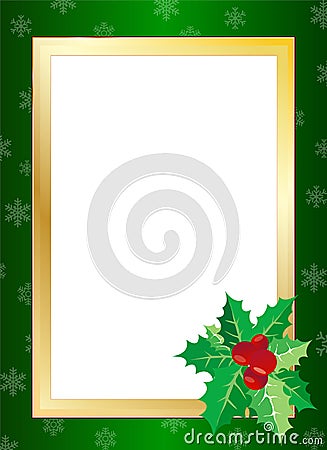 Christmas border Vector Illustration