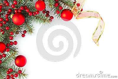 Christmas border Stock Photo