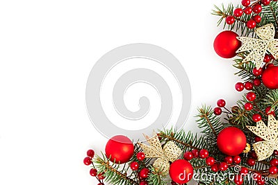 Christmas border Stock Photo