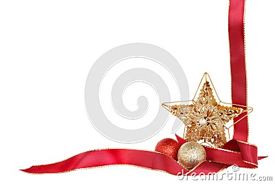 Christmas border Stock Photo