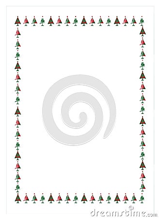 Christmas border Stock Photo