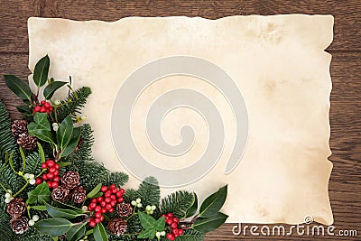 Christmas Border Stock Photo