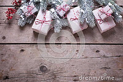 Christmas border. Stock Photo