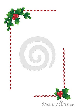 Christmas borders for corners Vector Illustration