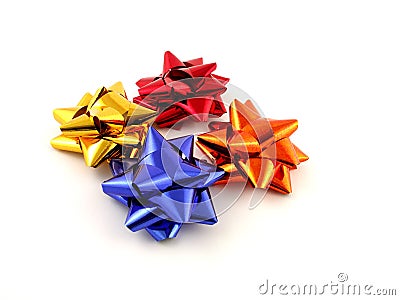 Christmas bow Stock Photo