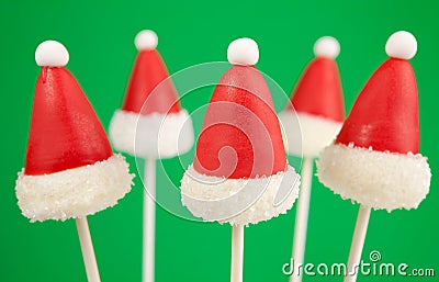 Christmas cake pops Stock Photo