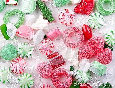 Christmas candy Stock Photo