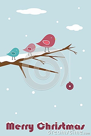 Christmas card Vector Illustration