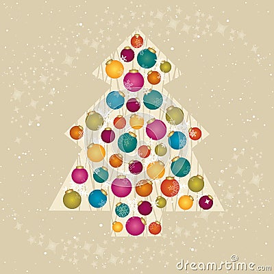 Christmas Card Vector Illustration