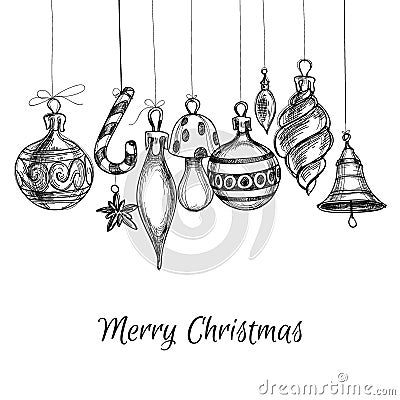 Christmas card Vector Illustration