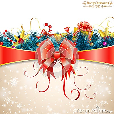 Christmas Card Vector Illustration