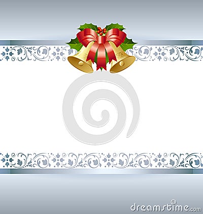 Christmas card template Vector Illustration