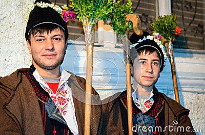 Christmas carol singers Editorial Stock Photo