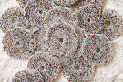 Christmas chocolate Sprinkle Stock Photo