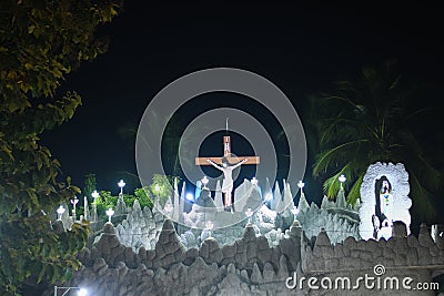 Christmas church india religious jesus temple background Editorial Stock Photo