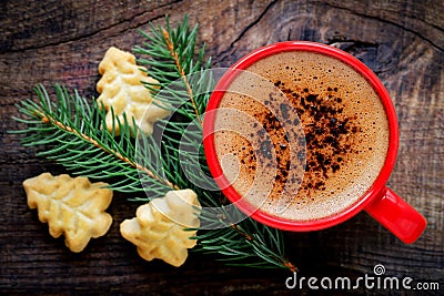 Christmas coffee Stock Photo