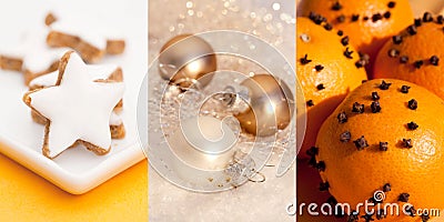 Christmas Collage Stock Photo