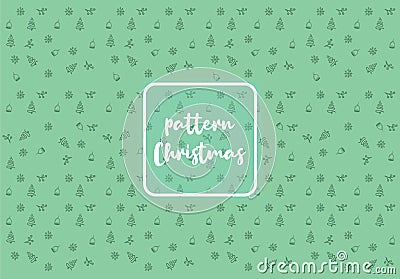 Christmas collection of winter patterns Vector Illustration