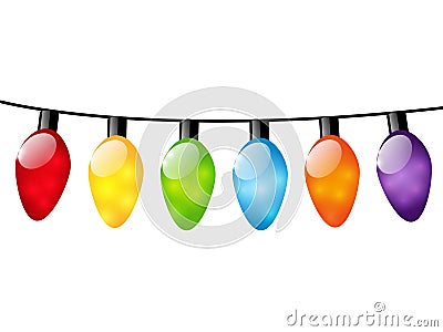 Christmas color light Stock Photo