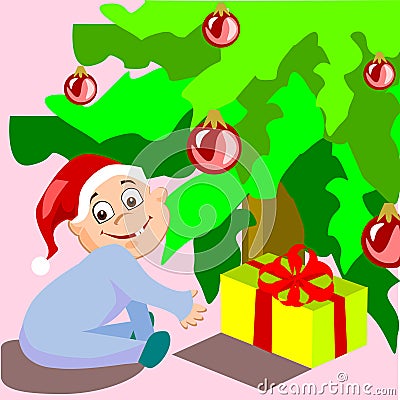 Christmas is Coming Vector Illustration