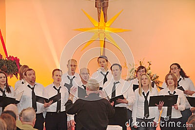 Christmas concert Editorial Stock Photo