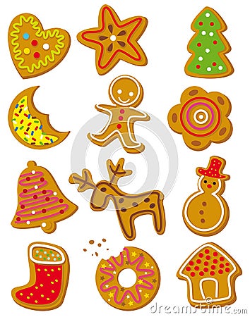 Christmas cookies Stock Photo