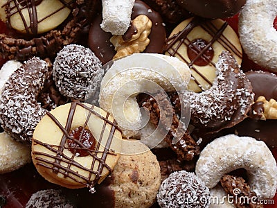 Christmas cookies close up Stock Photo