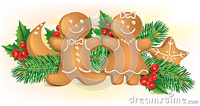 Christmas cookies Vector Illustration