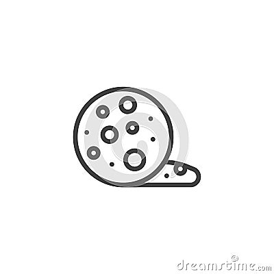 Christmas Cookies line icon Vector Illustration