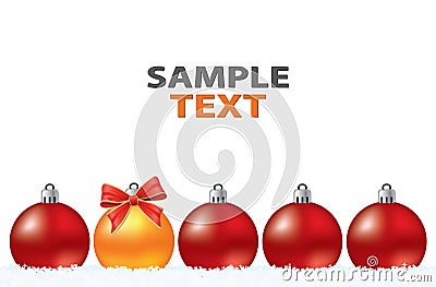 Christmas creative abstract greeting card Vector Illustration