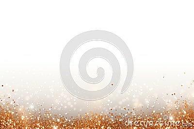 Christmas decor on white background top view mockup for text placement in red, gold, silver colors Stock Photo