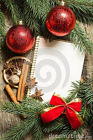 Christmas decoration background Stock Photo