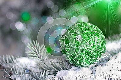 Christmas decoration ball Stock Photo