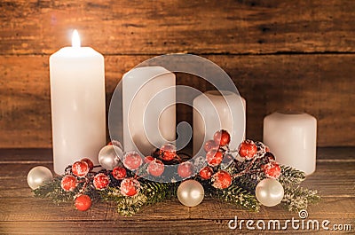 First Advent Stock Photo