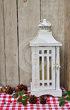 Christmas Decoration Lantern Stock Photo