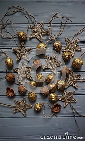 Christmas decoration stuff for wearth Stock Photo