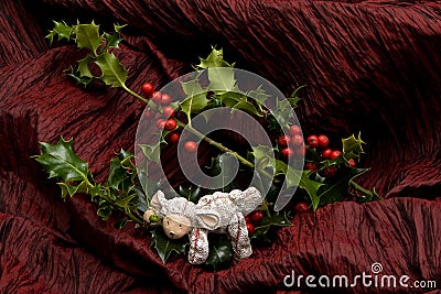 Christmas decoration with toy Stock Photo